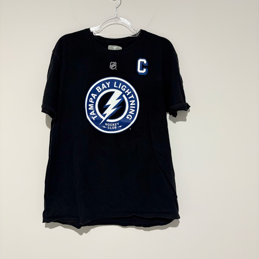 Fanatics Tampa Bay Lightning Steven Stamkos Blue Captain Patch T-Shirt XL